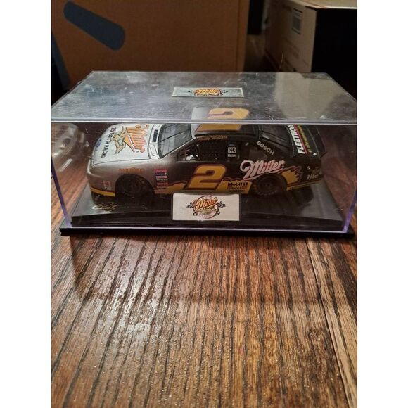 Vintage 1996 Rusty Wallace #2 Miller 25 Year Anniversary Die Cast Car in Display - Picture 1 of 8